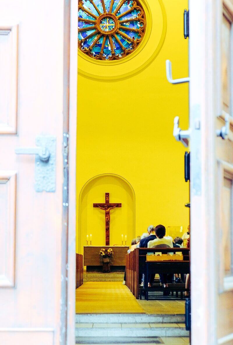 Besuch in der Kirche